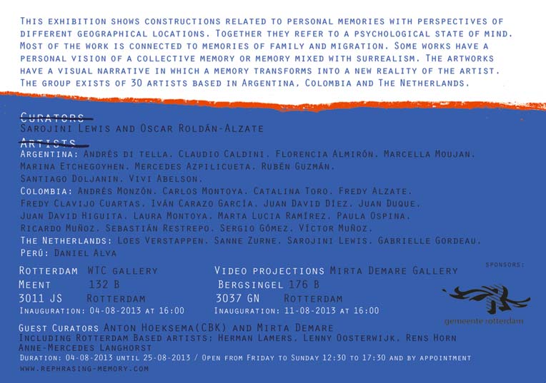 rephrasing memory exhibition